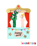 Watching the Puppet Show Brooch -Interactive-