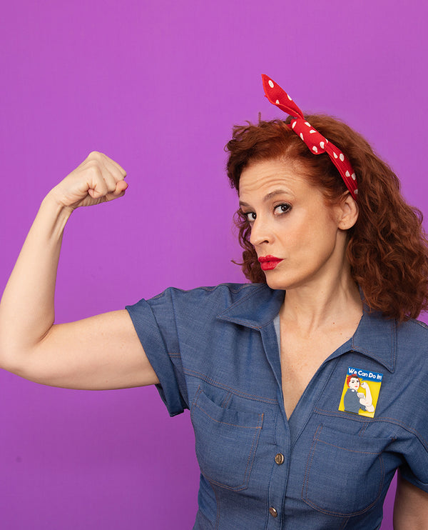 We Can Do It! with Rosie the Riveter Brooch