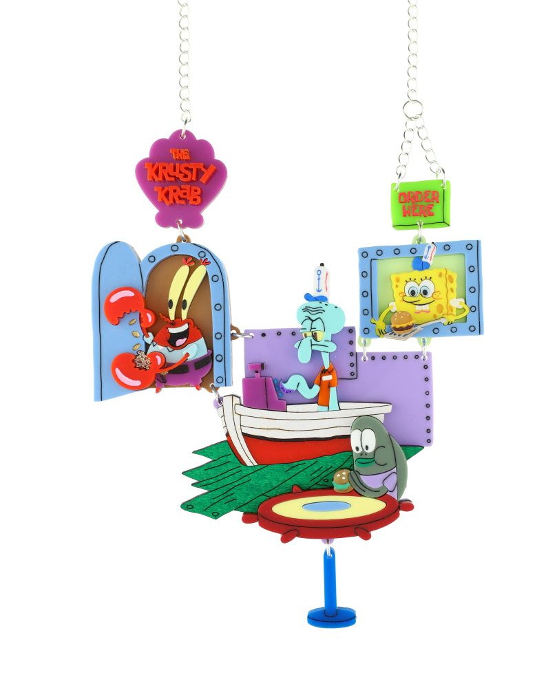 Welcome to the Krusty Krab Statement Necklace