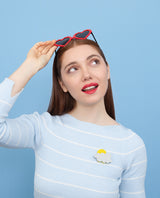 What’s the Weather Like? Cloud Brooch -Interactive-