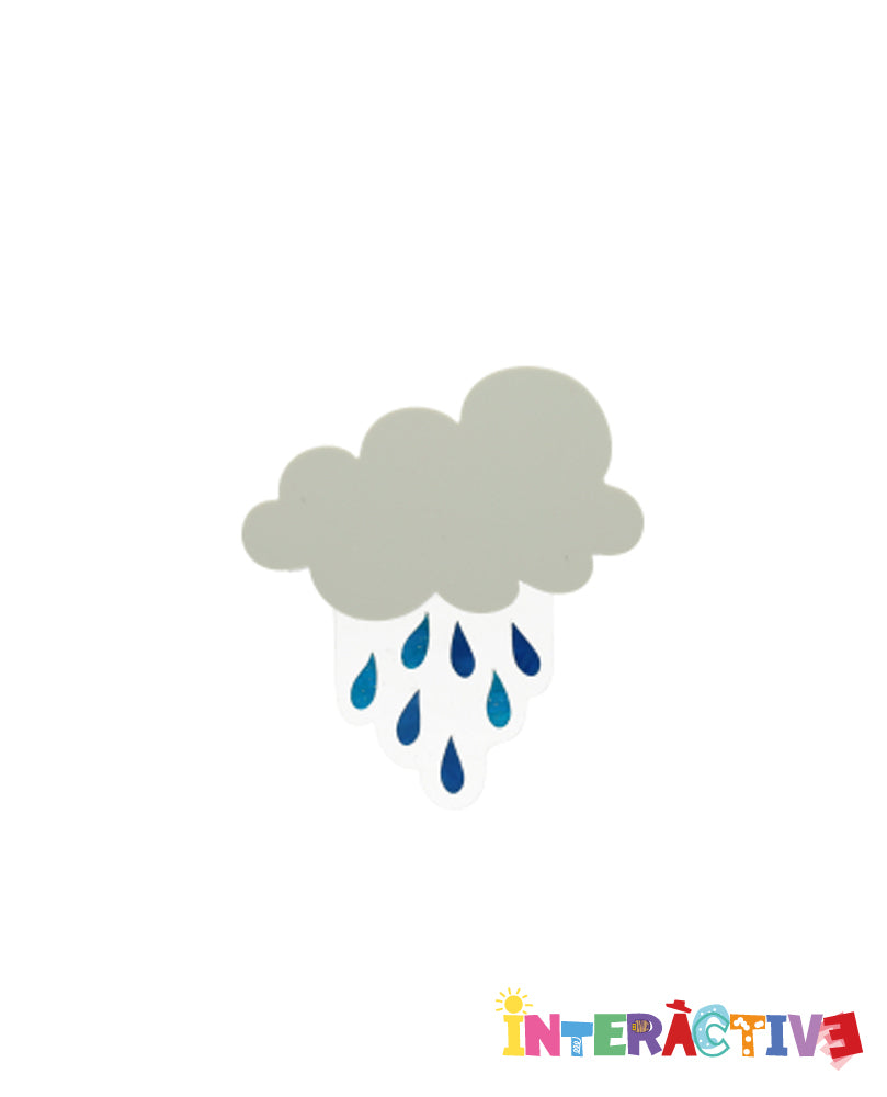 Whatever the Weather Insert Pack for Cloud Brooch -Glow in the dark-