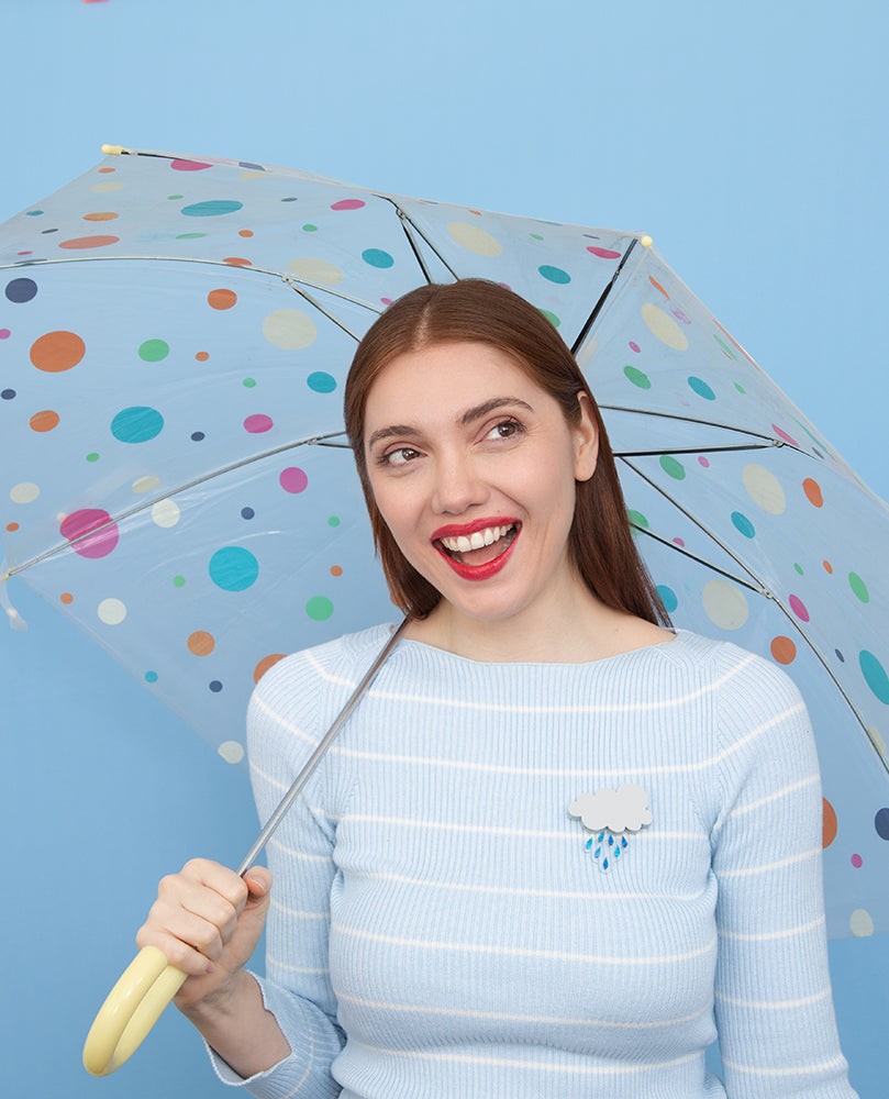 Whatever the Weather Insert Pack for Cloud Brooch -Glow in the dark-