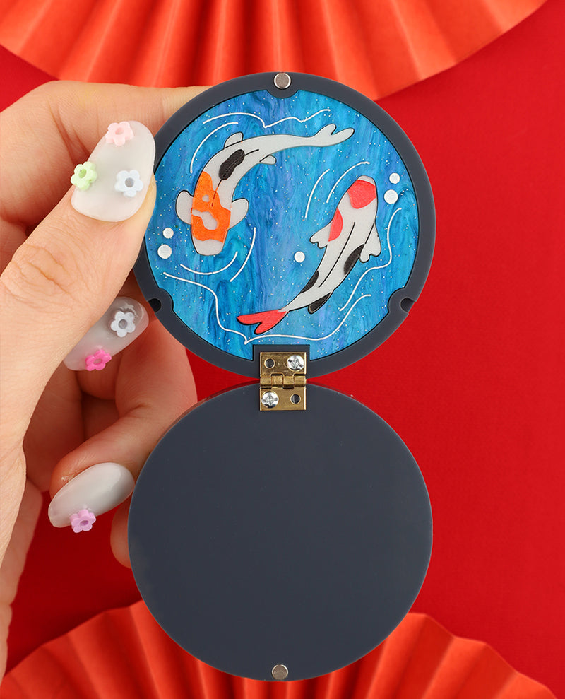 What’s Swimming Under the Drain Cover? Brooch -Interactive-