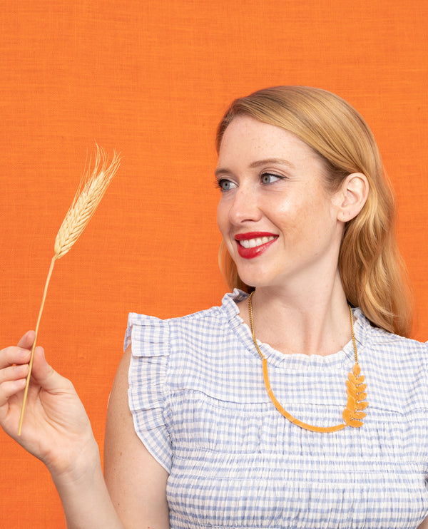 Wheat and Grain Necklace