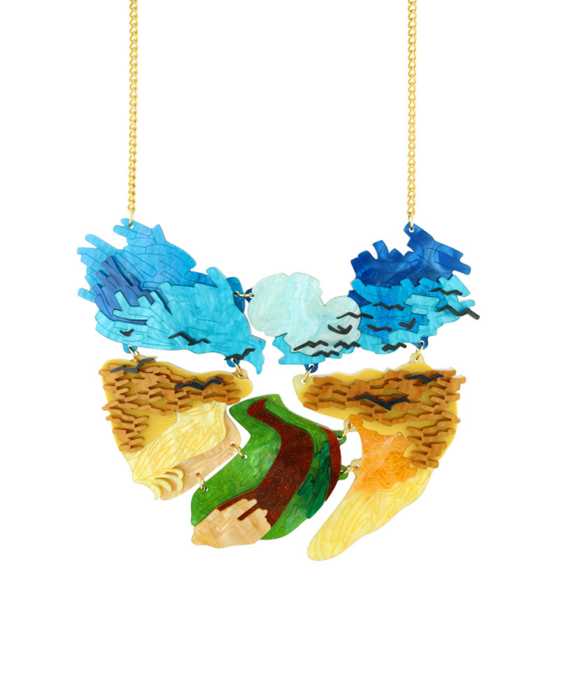 Wheatfield with Crows Necklace