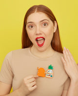 Who Lives in a Pineapple Under the Sea Brooch -Interactive-