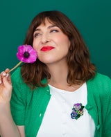 Wild Pansy Brooch