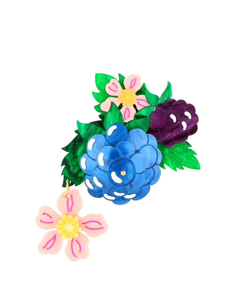 Wilderness Blackberry Brooch