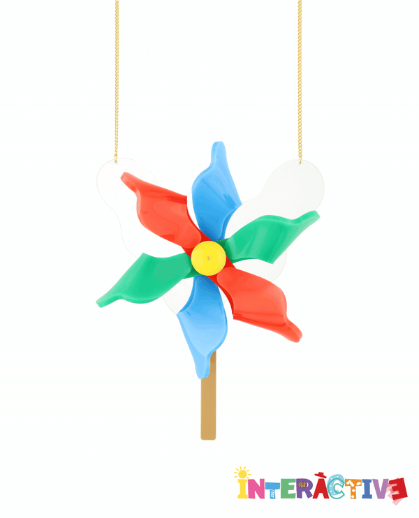 Windy Pinwheel Necklace -Interactive-