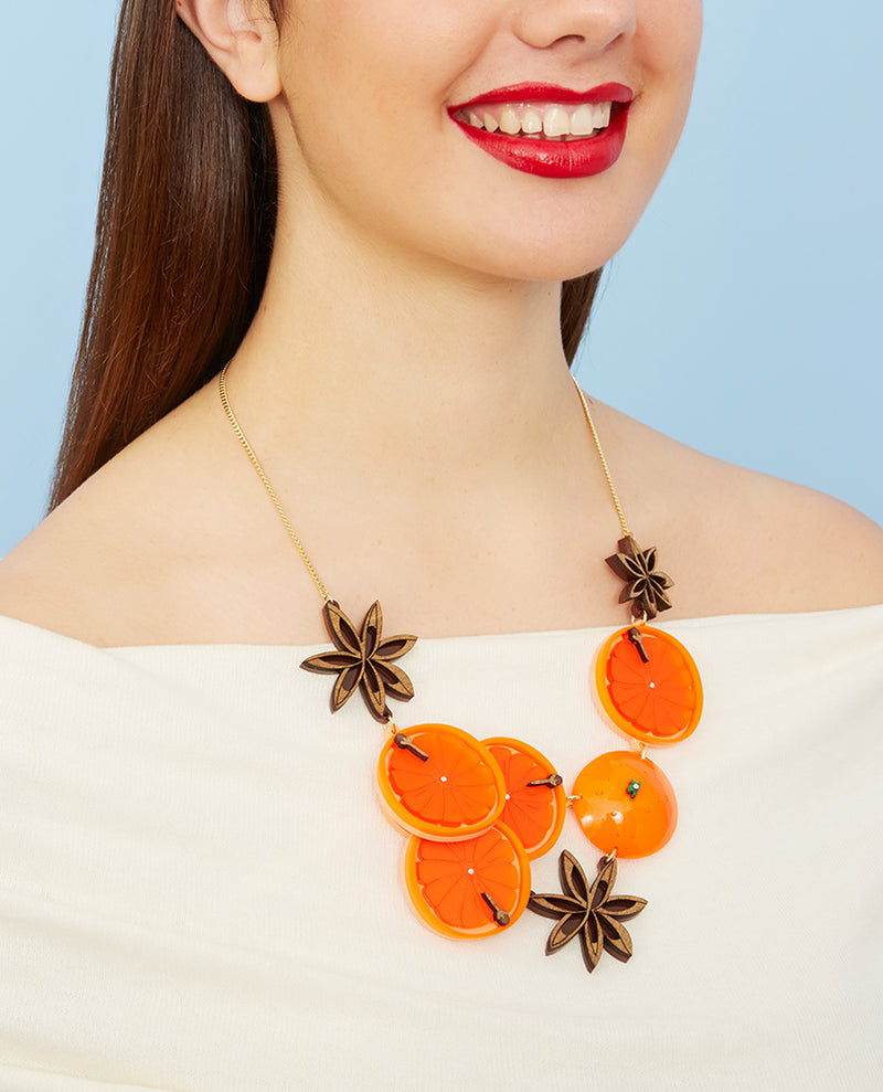 Winter Fruits and Aromas Necklace