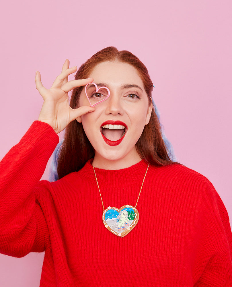 Winter Wonderland My Little Pony Ice Skates Necklace