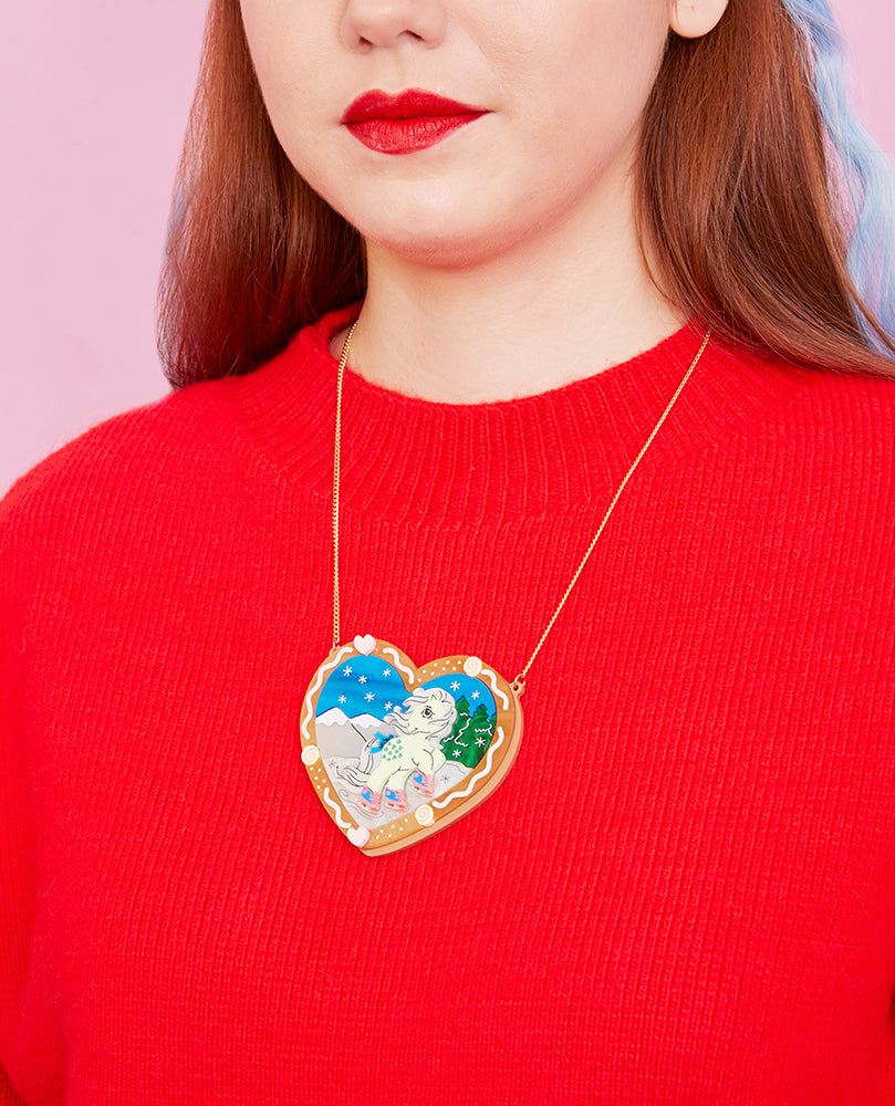 Winter Wonderland My Little Pony Ice Skates Necklace