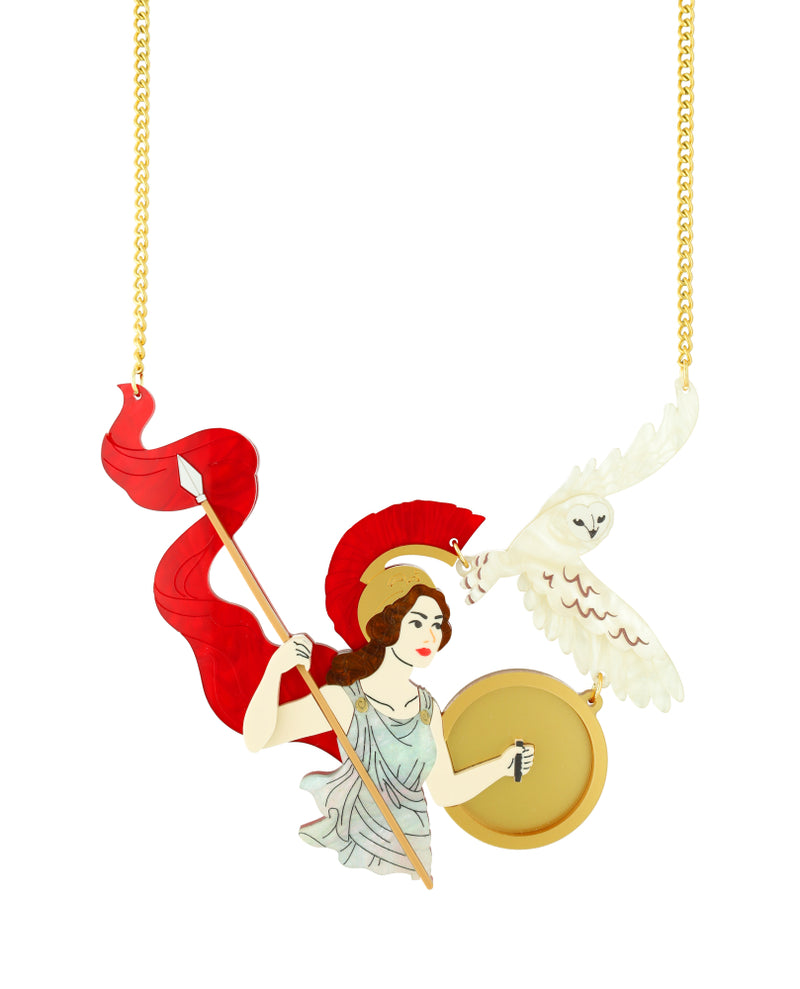 Wise and Just Athena Necklace
