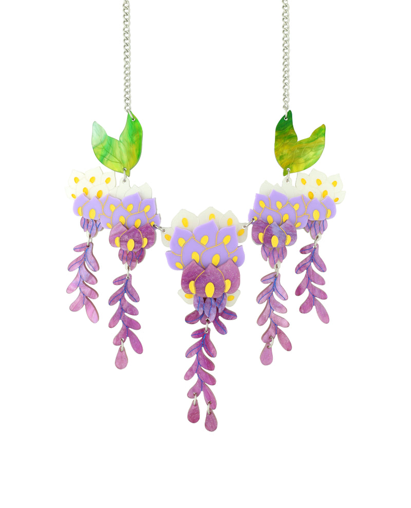 Wisteria Trickling Down Necklace