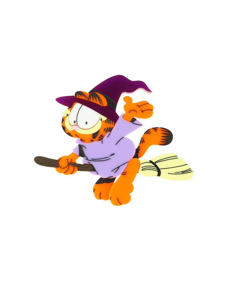 Witchy Garfield Brooch