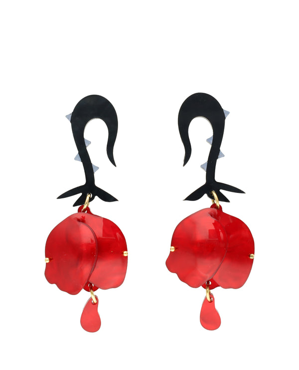 Withered Rose Earrings
