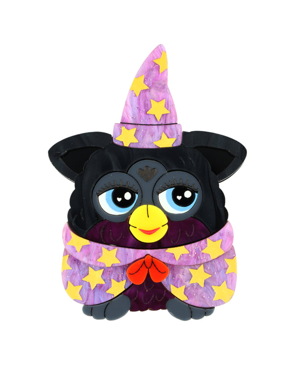 Wizard Furby Brooch