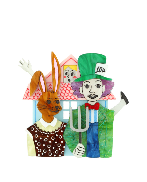 Wonderland Gothic Brooch