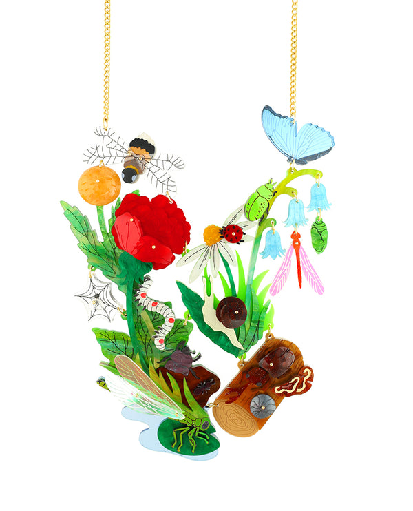 Wonders of the Insects Statement Necklace