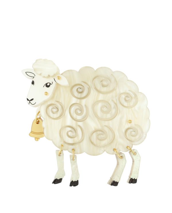 Wooly Sheep Brooch