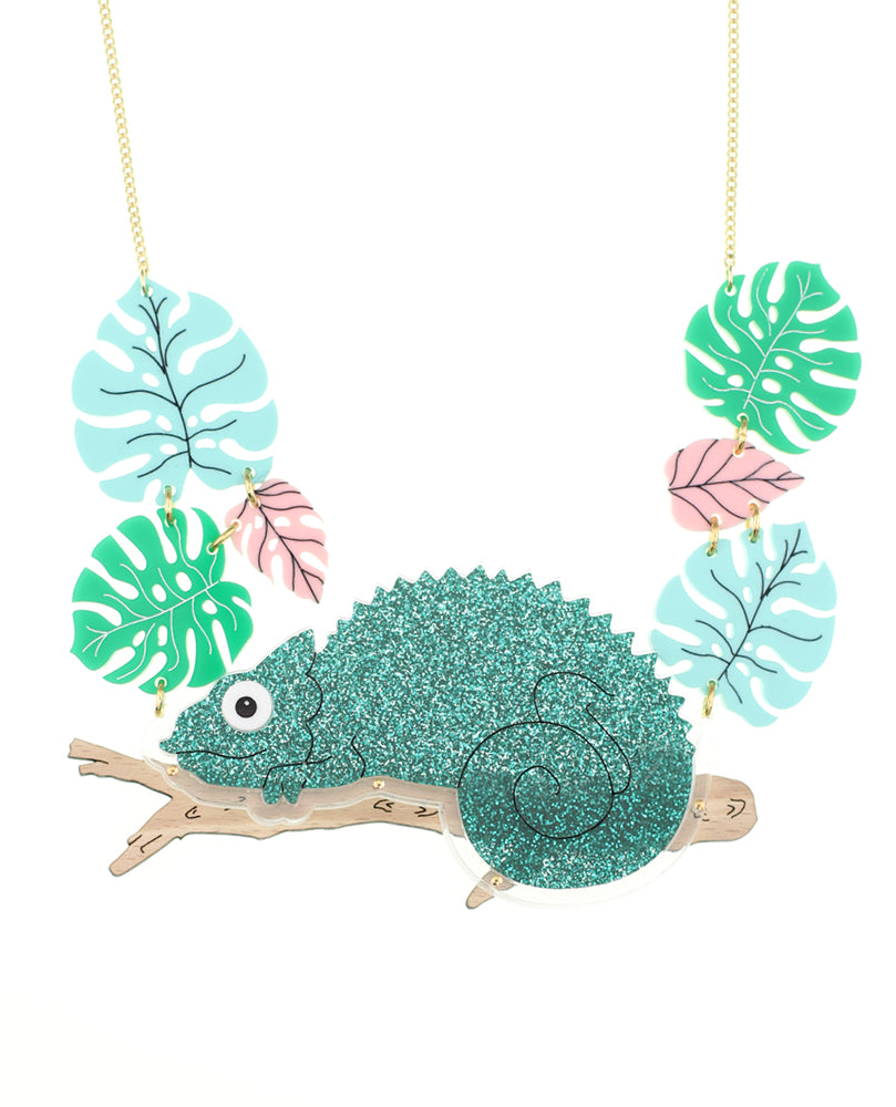 Happy Chameleon Necklace Interactive