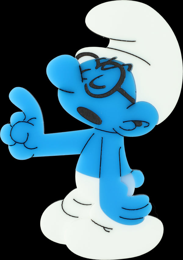 FREE BRAINY SMURF BROOCH