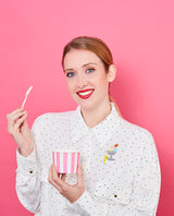 3 Scoops Please! Brooch