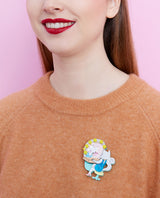 A Quick Feline Touch-Up Brooch