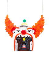 All aboard the Ghost Train Statement Necklace