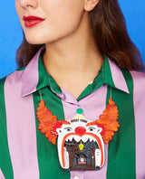 All aboard the Ghost Train Statement Necklace