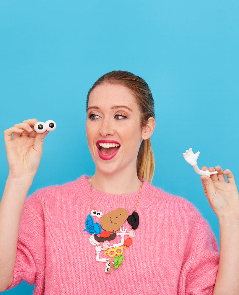 All the Potato Head Parts! Statement Necklace