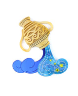 Aquarius-zodiac-sign-brooch-la-vidriola-plastic-jewellery-cosmica-detail