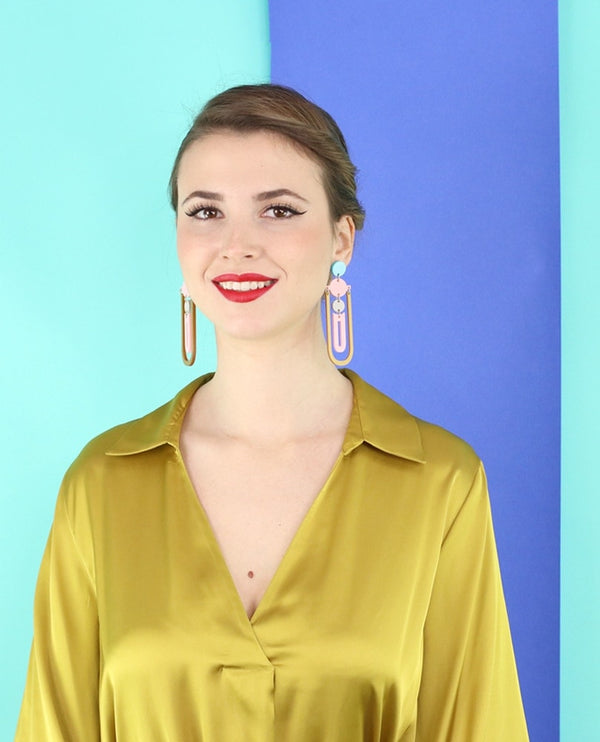 Art-deco-style-arch-earrings--la-vidriola-plastic-jewellery-The-Roaring-20s-product