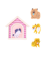 Asian Dogs Insert Pack for Dog House Brooch