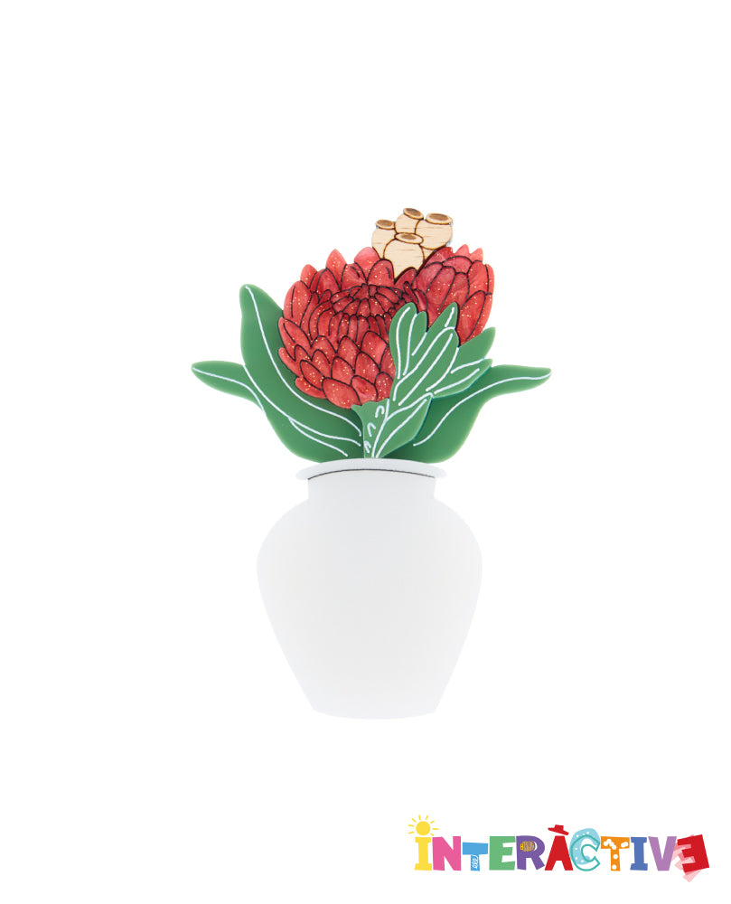 Aussie Flora Insert Pack for Vase Brooch