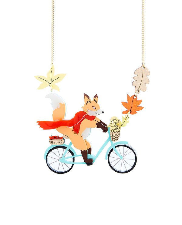 Autumn Bike Ride Necklace