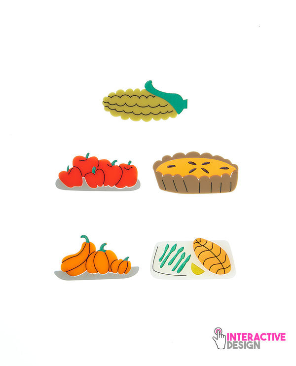 Autumn Recipes Insert Pack for Oven Brooch