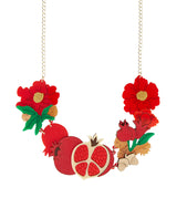 Autumnal Pomegranate Necklace