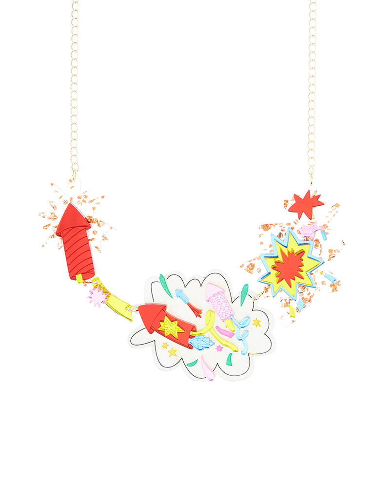 BANG! A Firework Show! necklace