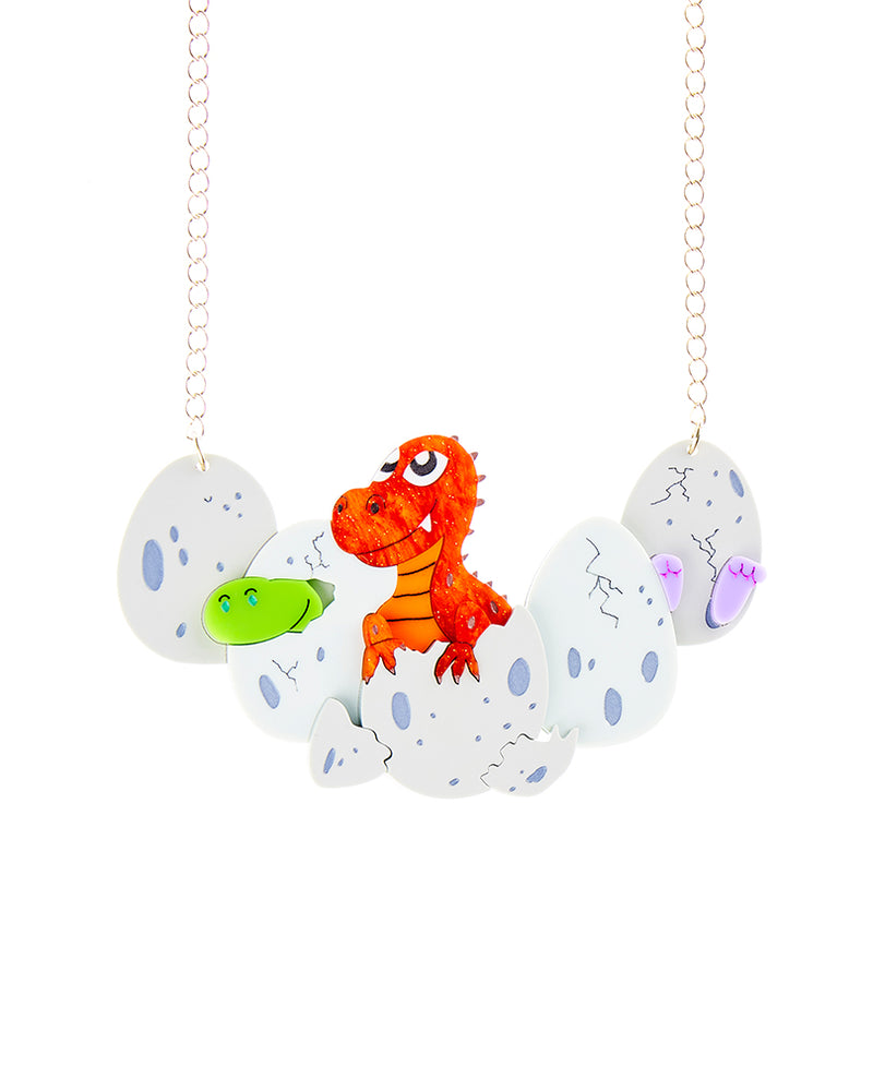 Baby Dinos Hatching Necklace