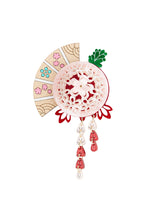 Beautiful Kanzashi Ornament statement Brooch