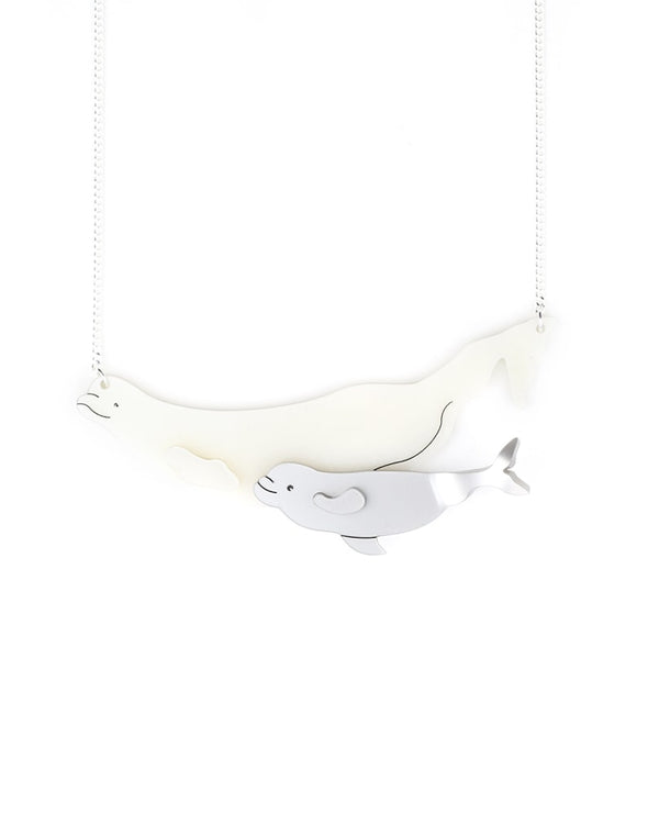 Belugas-necklace-la-vidriola-plastic-jewellery-wild-under-the-sea-detail