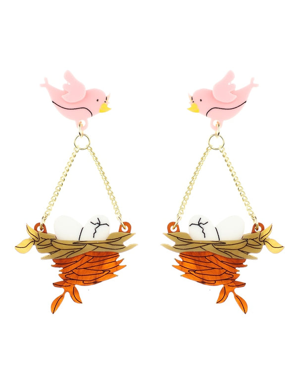 Birds-and-their-nest-earrings-animalandia-detail