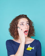 Blending in with the Sharks Brooch