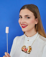 Campfire S’mores Fun! Necklace
