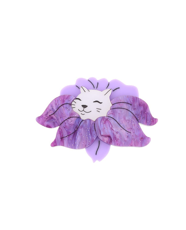Cat-in-full-bloom-brooch-Spring-has-sprung-collection-la-vidriola-detail