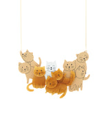 Cats, cats and More Cats Necklace