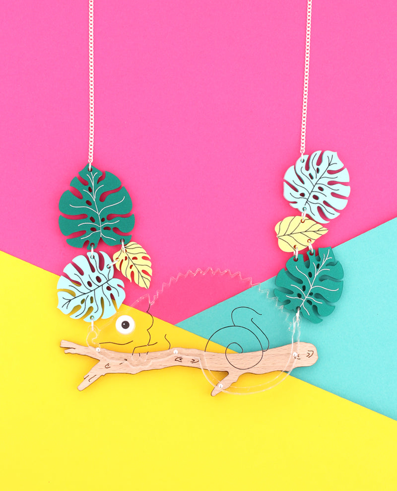Chameleon necklace -interactive design-