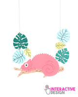 Chameleon necklace -interactive design-