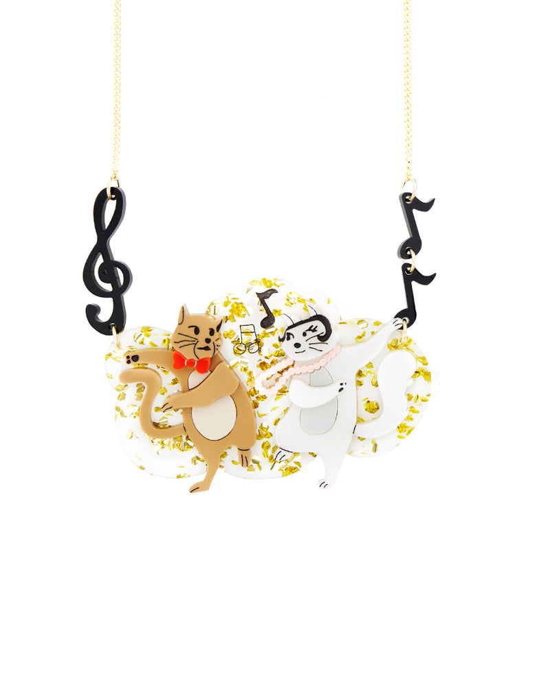 Charleston Cat Dance Necklace